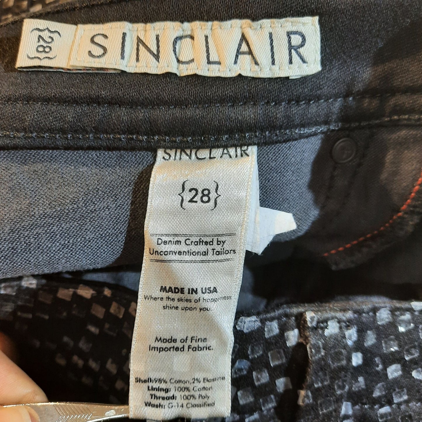NWT Women's Black Jeans Size 28