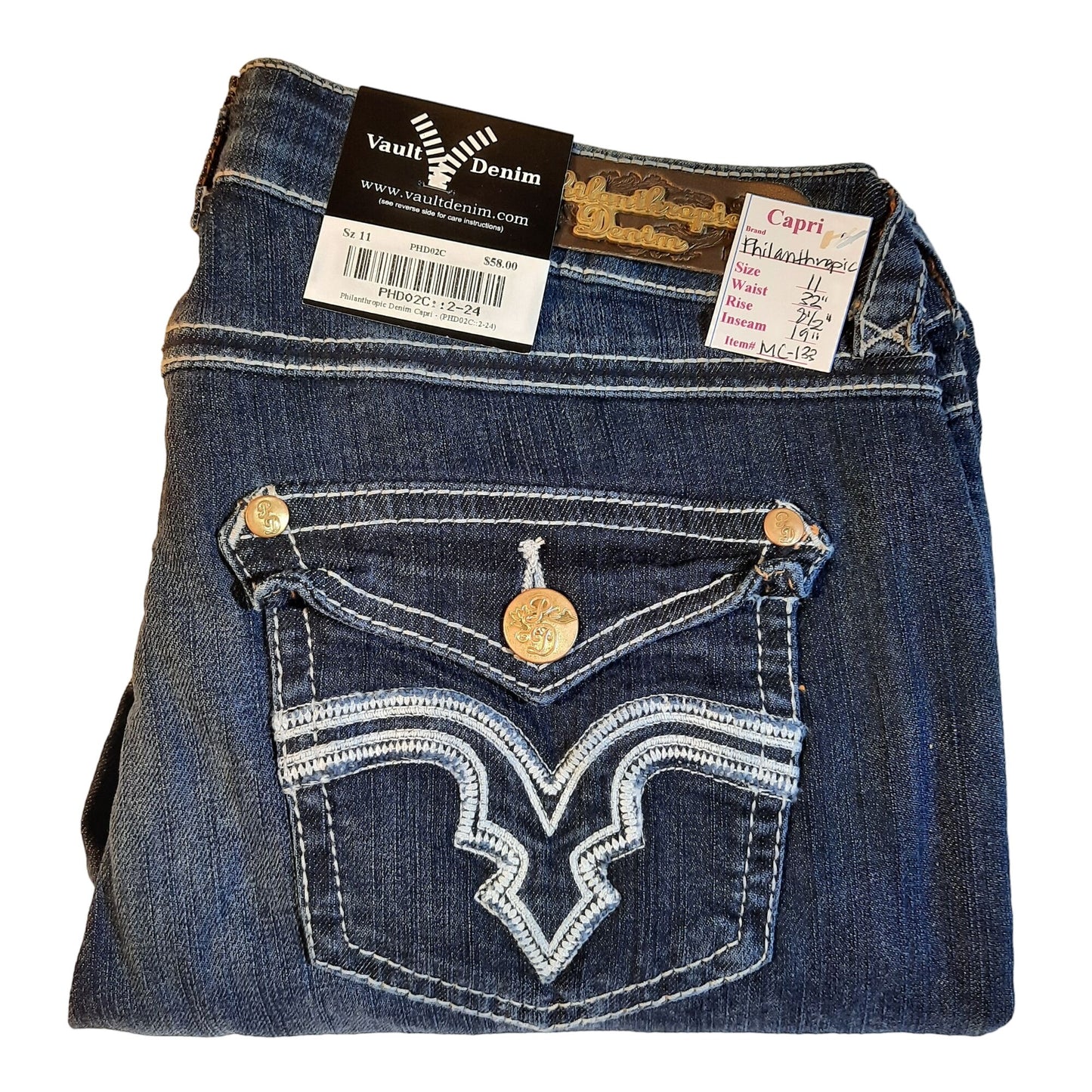 NWT Women's Capri Jeans Size 11