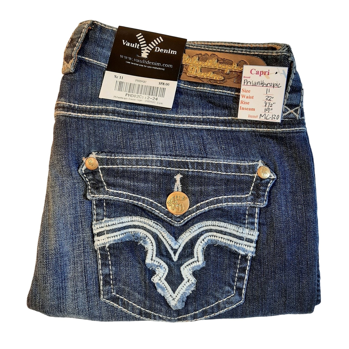 NWT Women's Capri Jeans Size 11