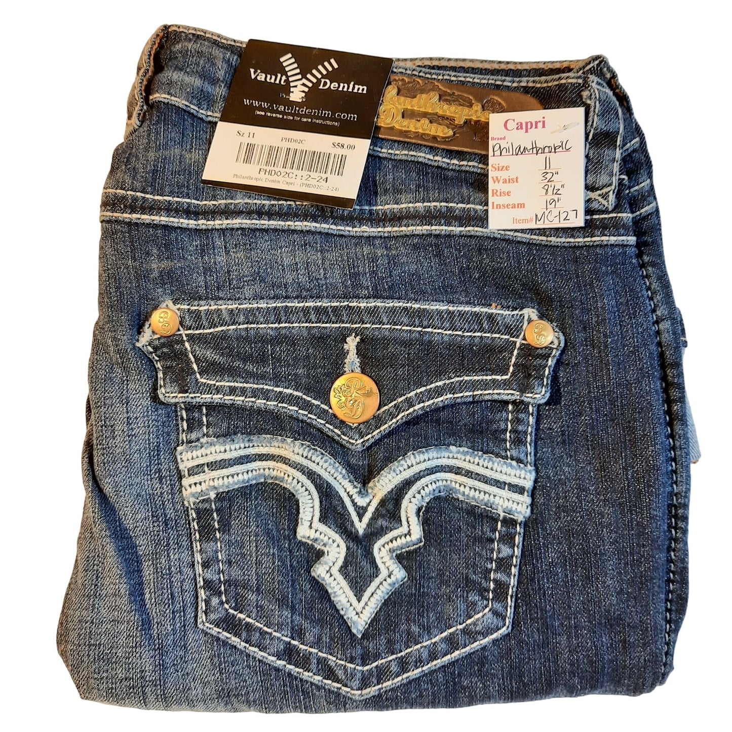 NWT Women's Capri Jeans Size 11