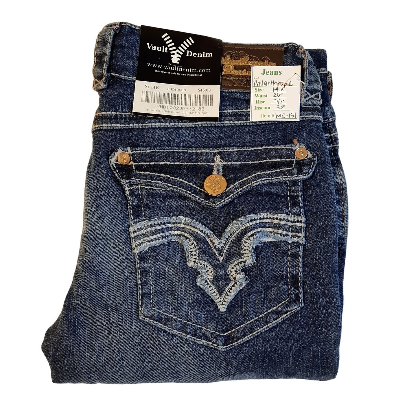 NWT Women's Straight Leg Jeans Size 14k