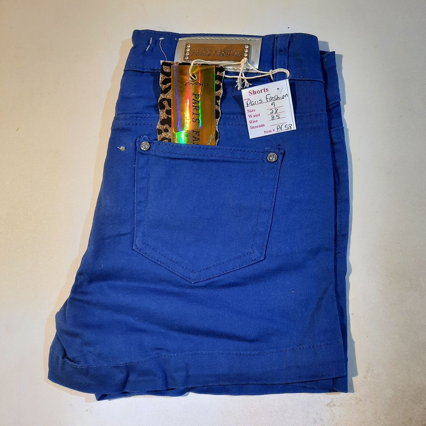 NWT Women's Blue Shorts Size 9