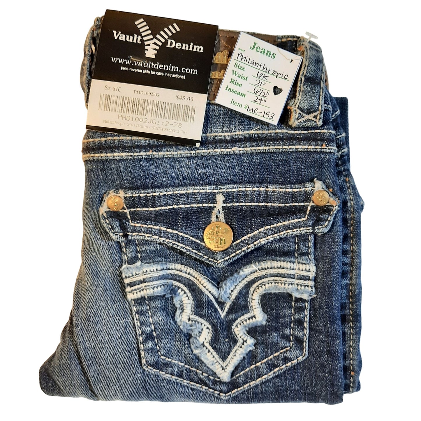 NWT Women's Straight Leg Denim Jeans Size 6K