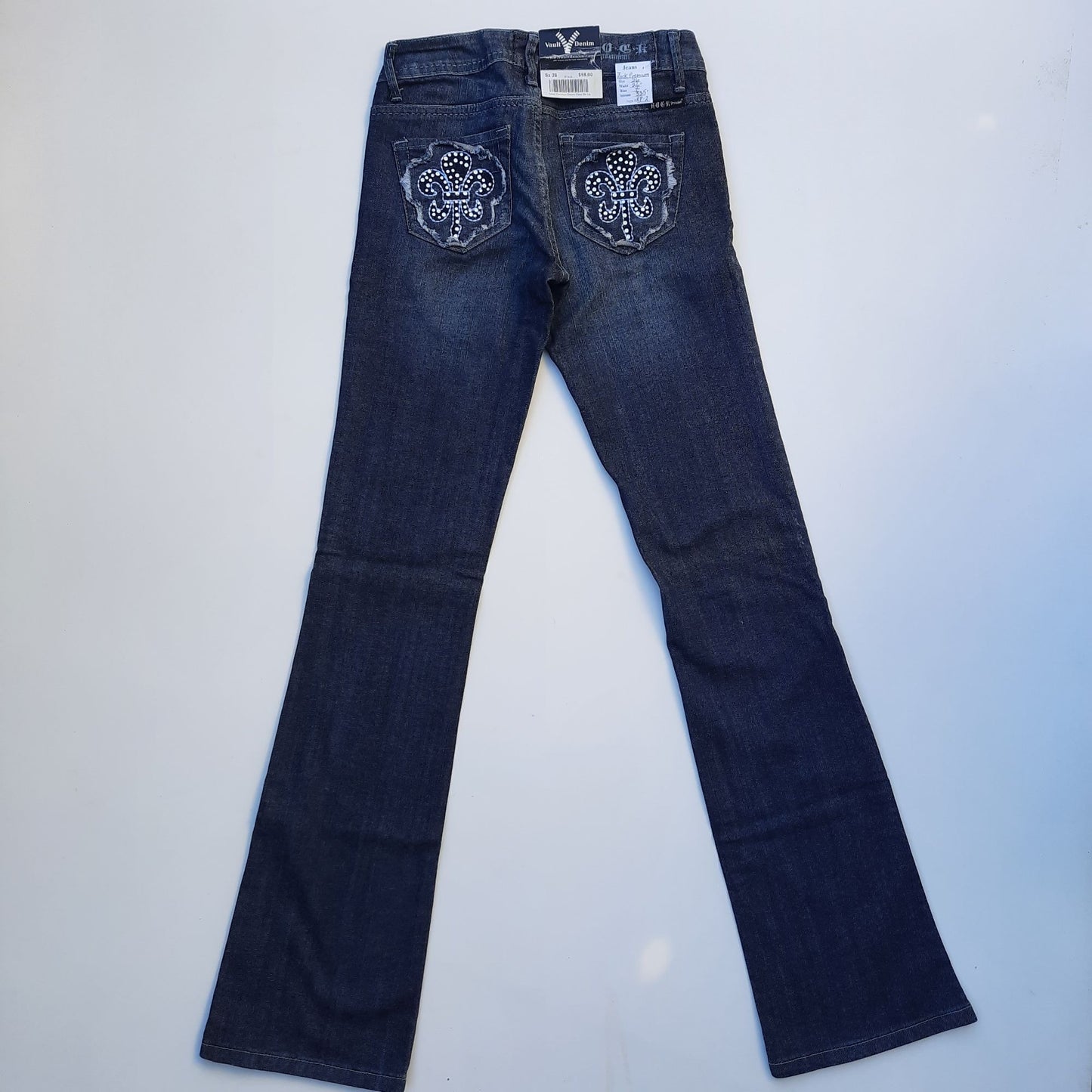 NWT Women's Wide Flare Jeans Size 26 "Rock Premium"