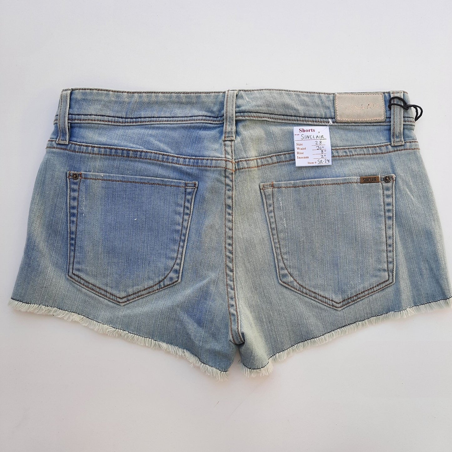 NWT Women's Light Wash Shorts "Sinclair" Size 28