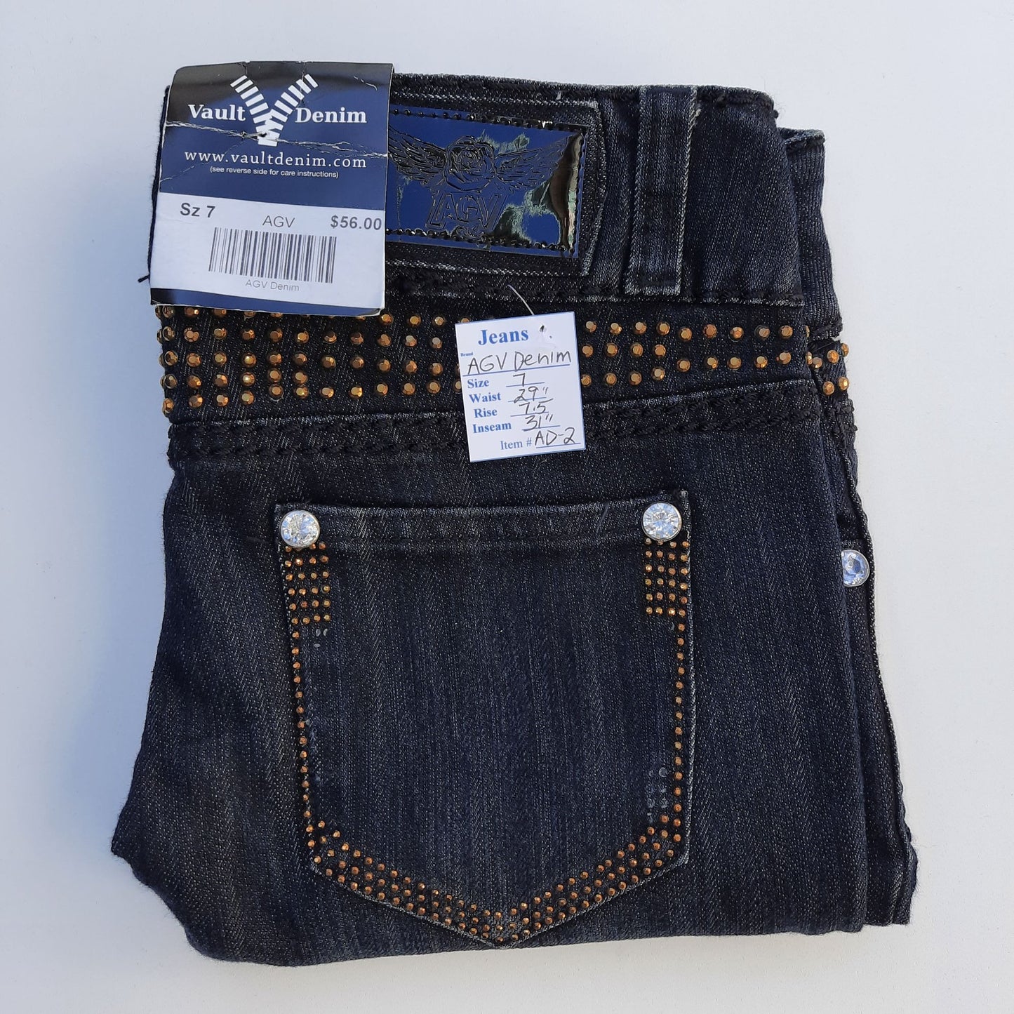 NWT Women's Skinny Jeans Size 7 "AGV Denim"