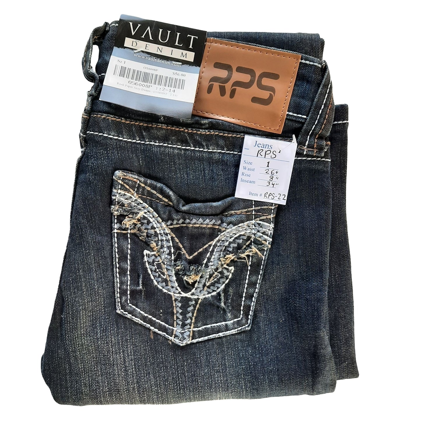 NWT Women's Rock Paper Sexy Wide Leg Jeans Size 1