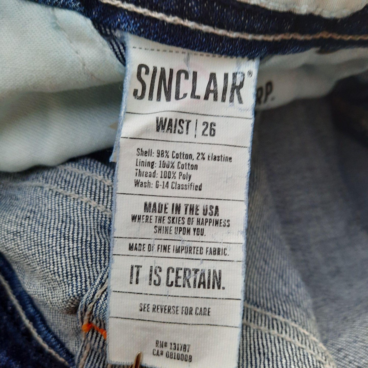 NWT "SINCLAIR" Shorts Size 26