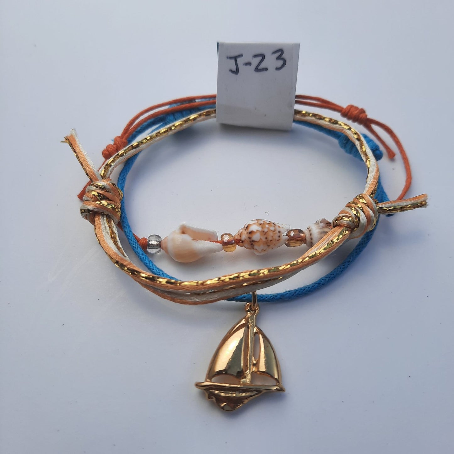 Sailboat Charm Handmade Bracelet