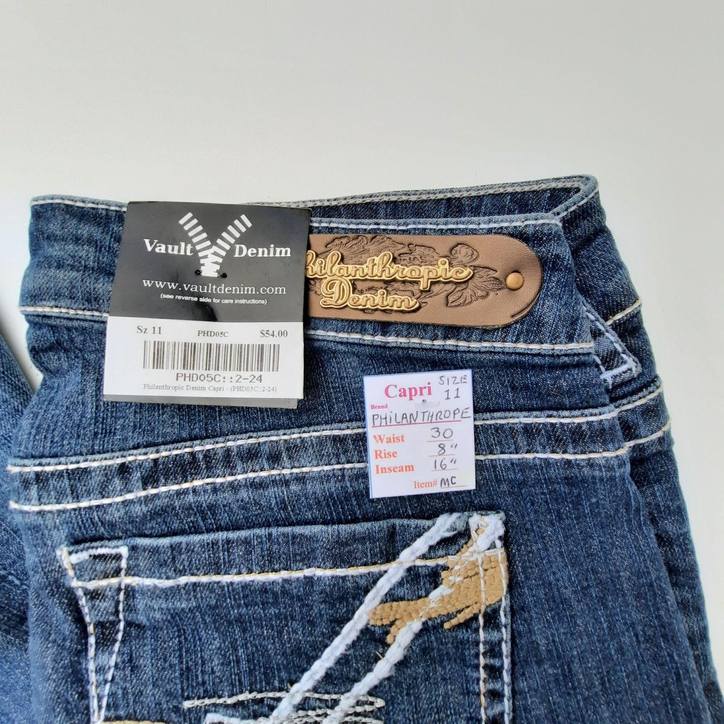 NWT Women's Philanthropic Denim Jeans Size 11