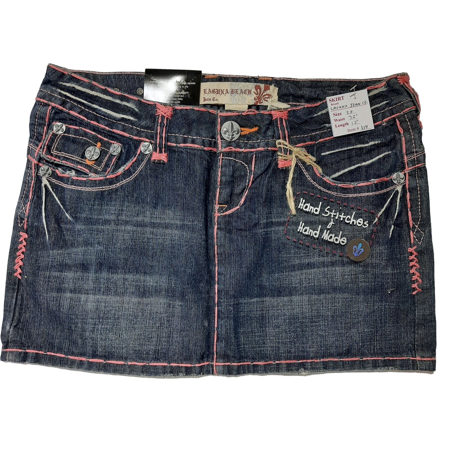 NWT Women's Denim Mini Skirt Size 28