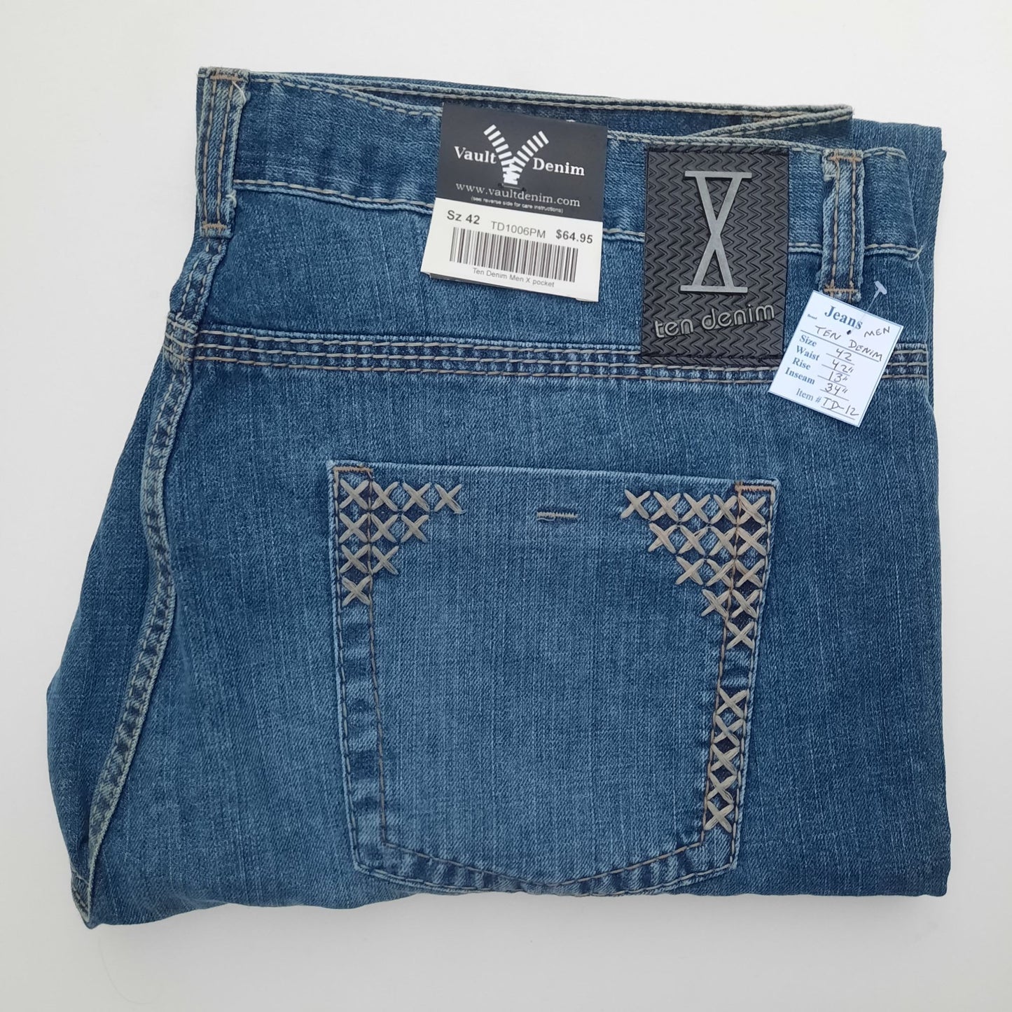 NWT Women's Capri Jeans Size 42 "Ten Denim"