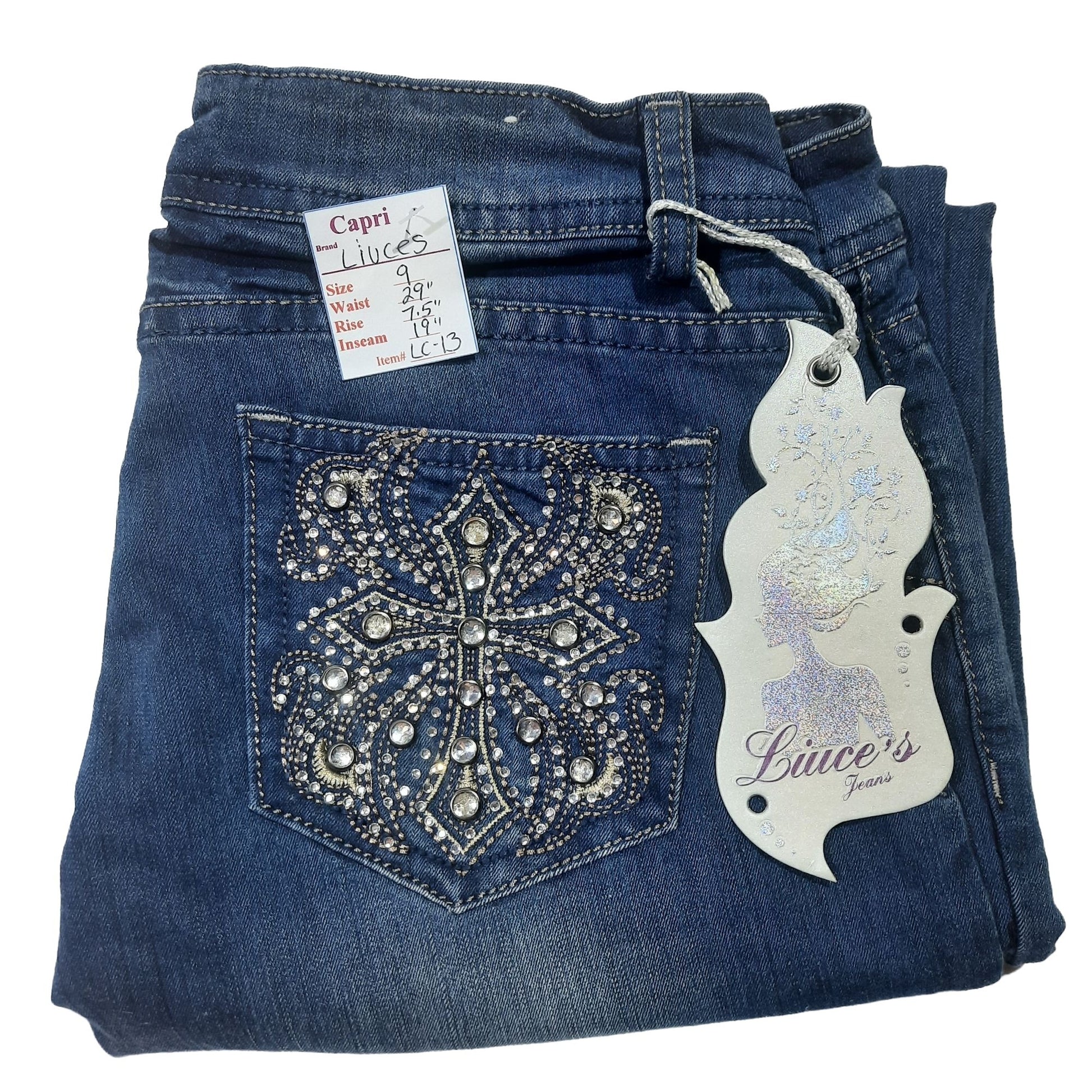 NWT Women's Capri Jeans Liuce's Size 1 – Denim and Jewelry