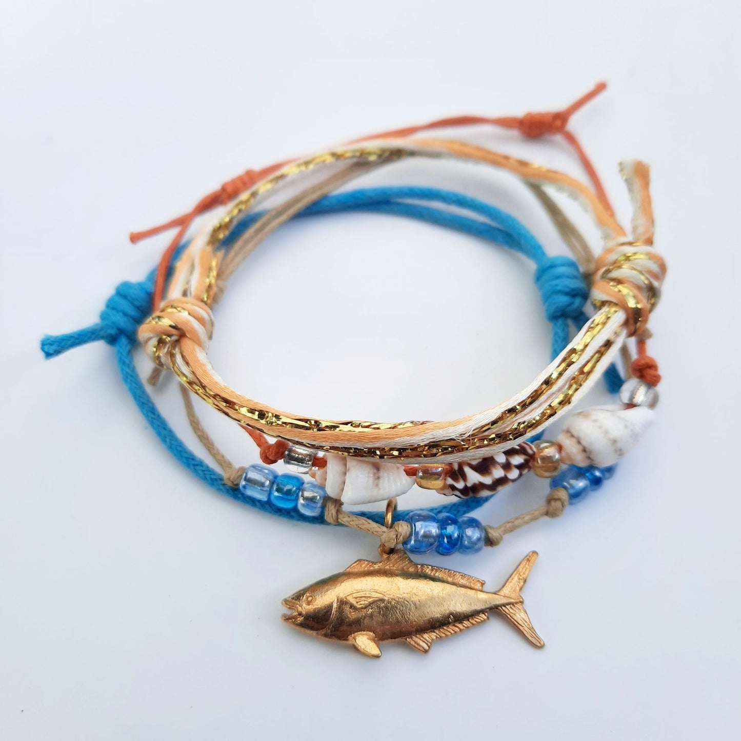 Fish Charm Handmade Bracelet