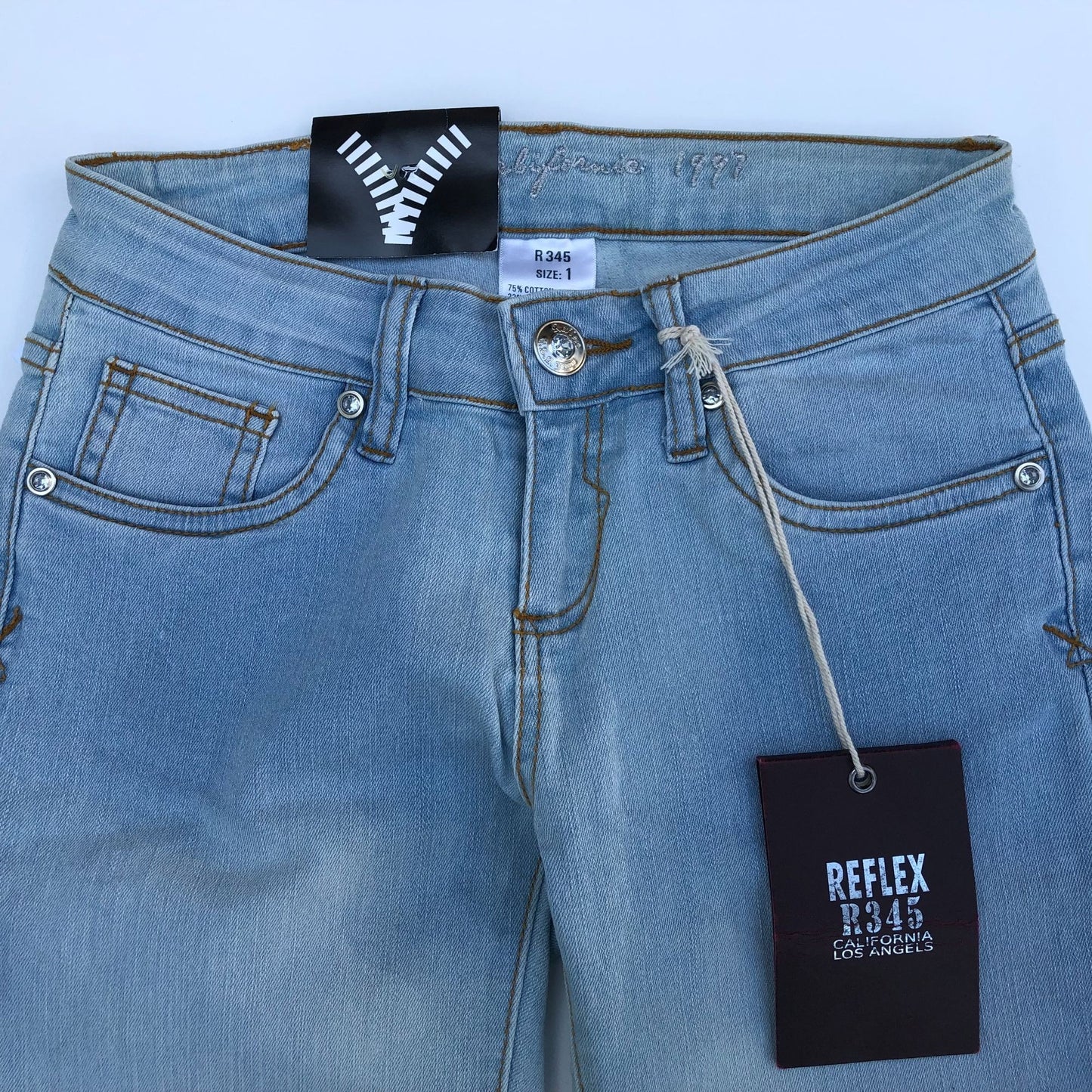 NWT Women's Capri Jeans "Reflex Denim" Size 1