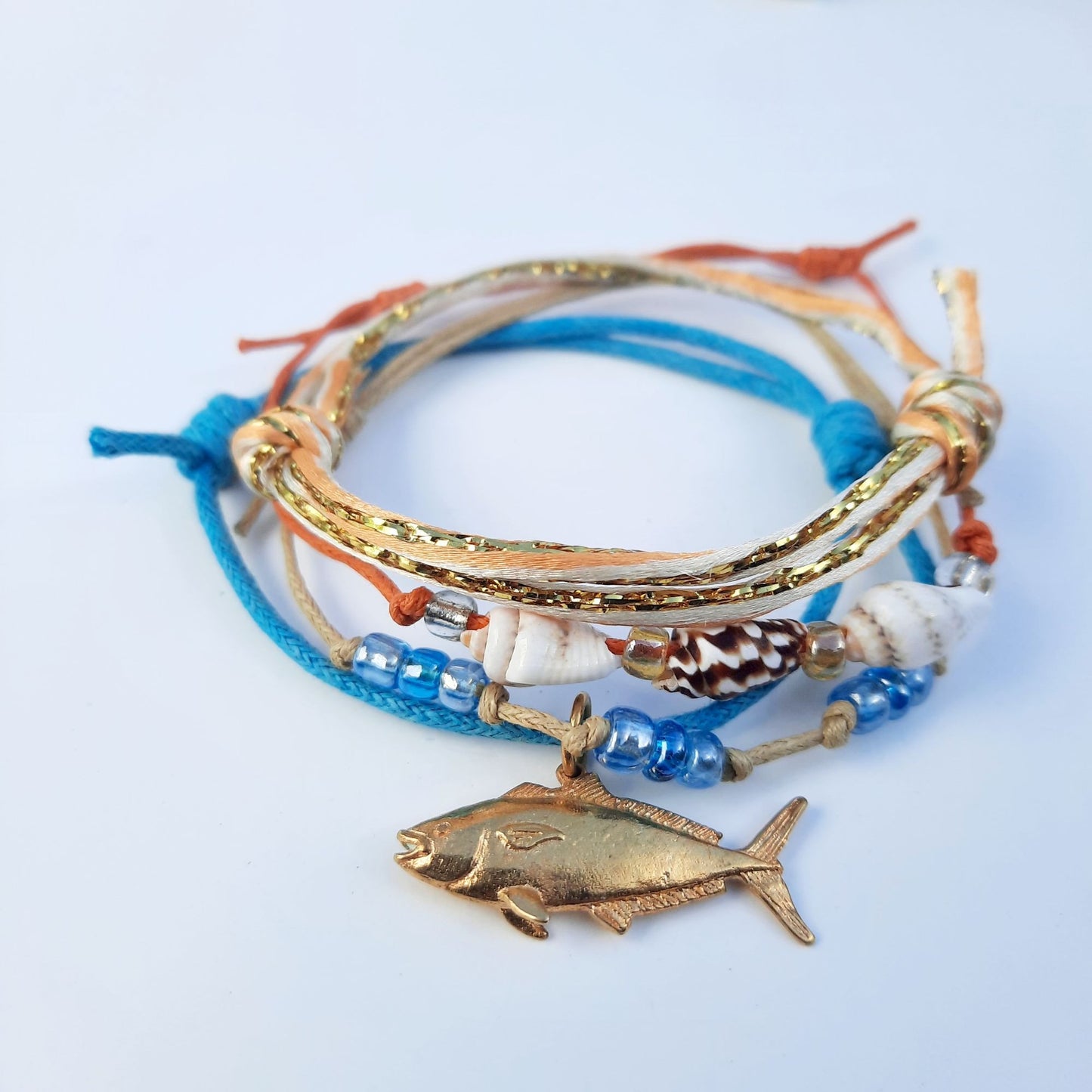 Fish Charm Handmade Bracelet