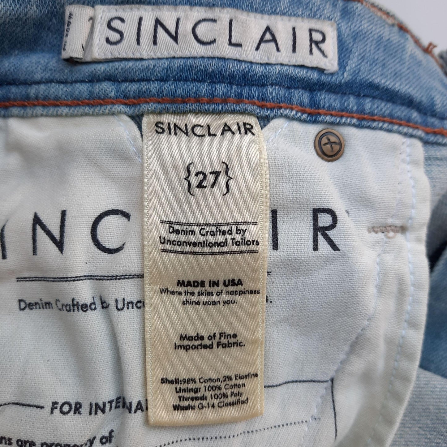 NWT Women's "SINCLAIR" Shorts Size 27