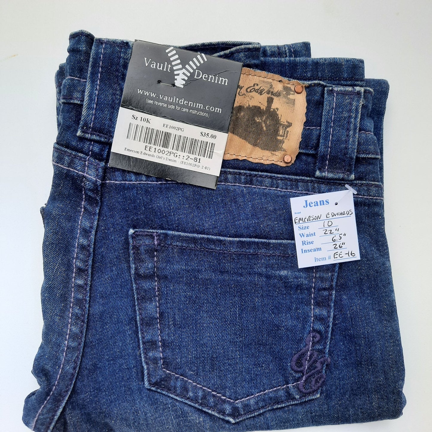 NWT Women's Straight Leg Jeans Size 10 "Emerson Emery"