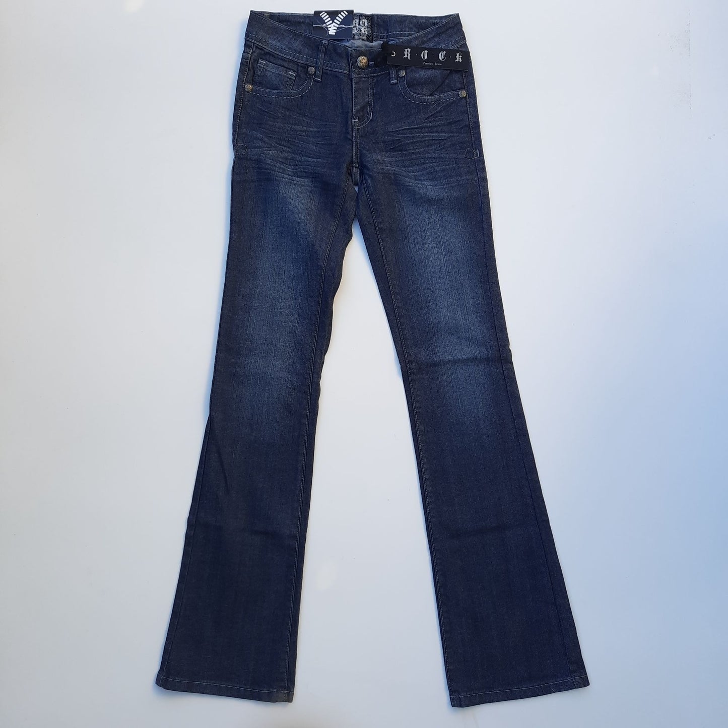 NWT Women's Wide Flare Jeans Size 26 "Rock Premium"