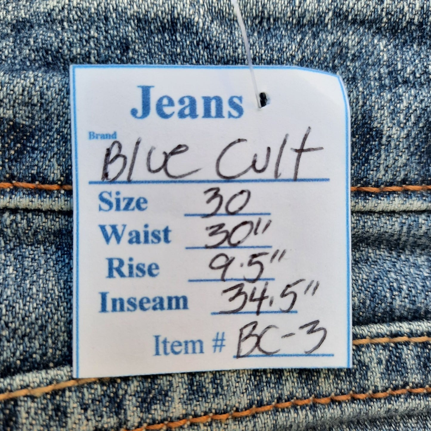 NWT Women's Boot cut Jeans Size 30 "Blue Cult"