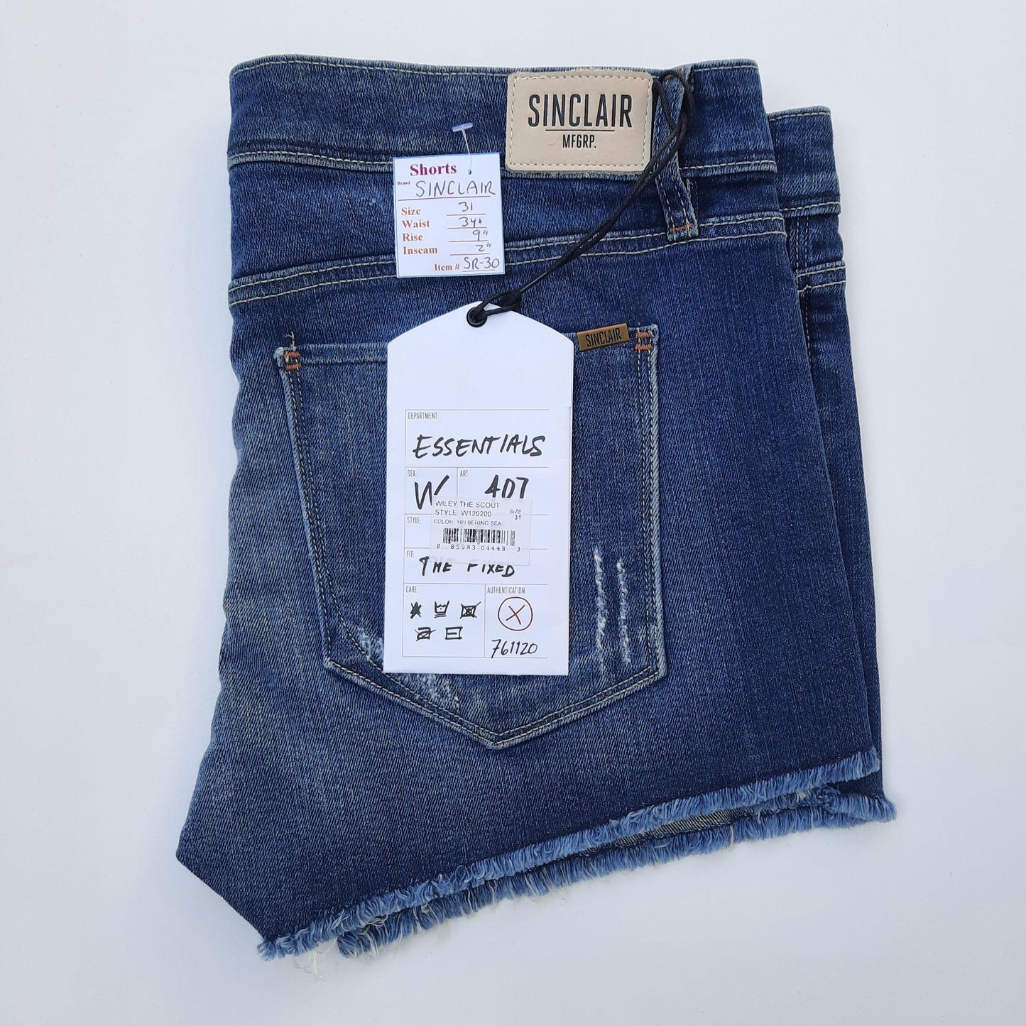 NWT "SINCLAIR" Shorts Size 31