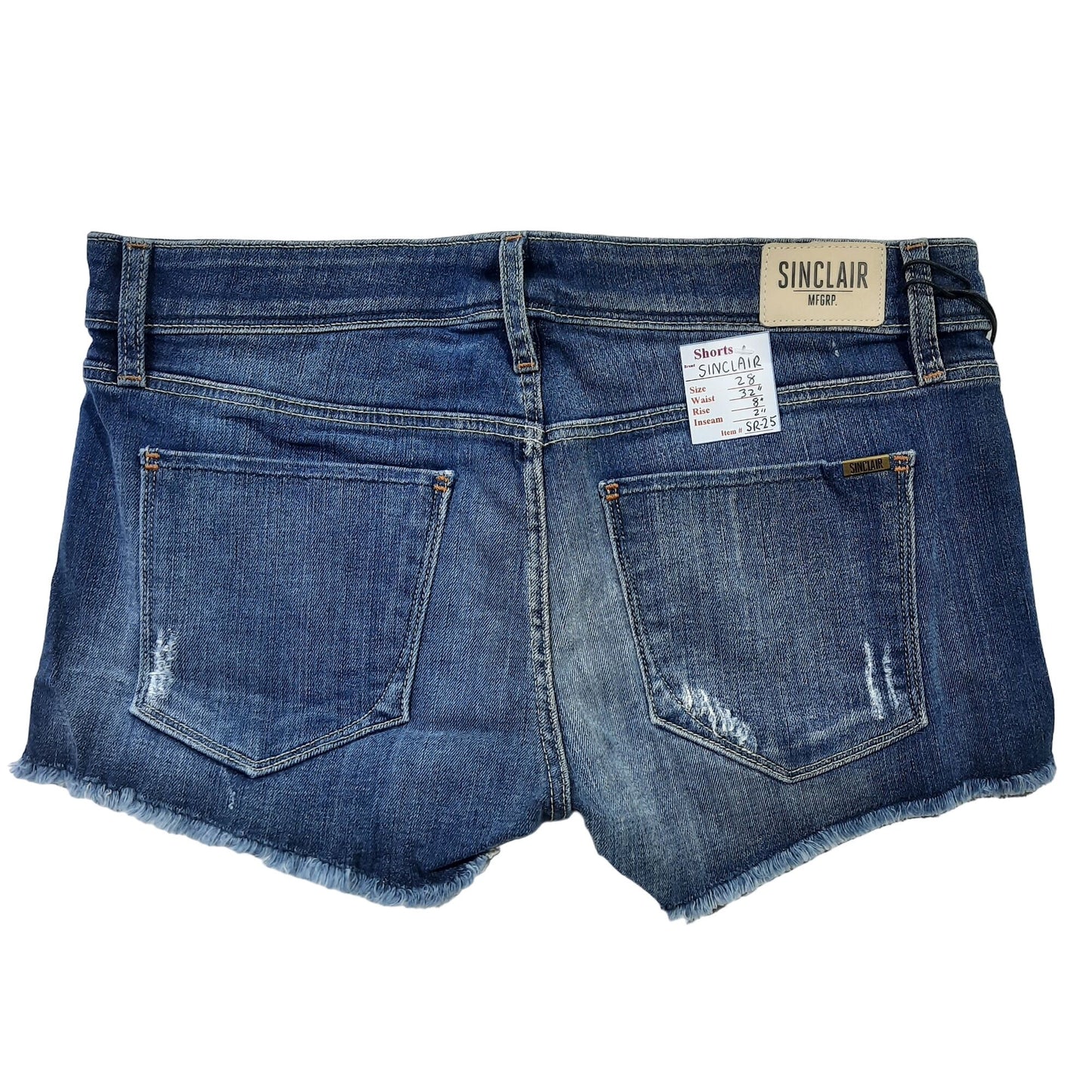 NWT Women's Denim Blue Shorts Size 28